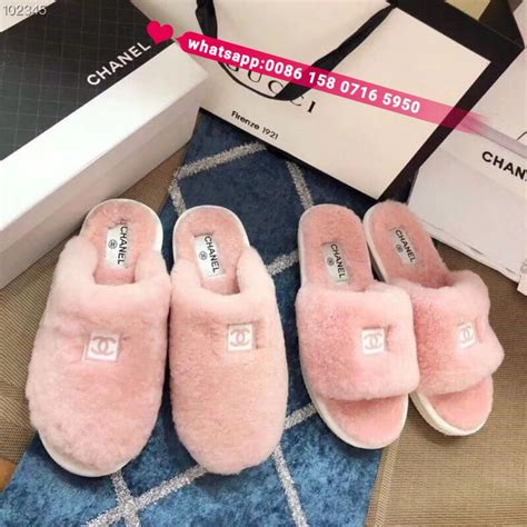 chanel pink slippers|Chanel slippers price.